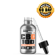 THC-Free CBG 100 mg Cannabigerol (CBG) Isolate Oil Tincture open bottle with dropper leaning on the right side of the bottle