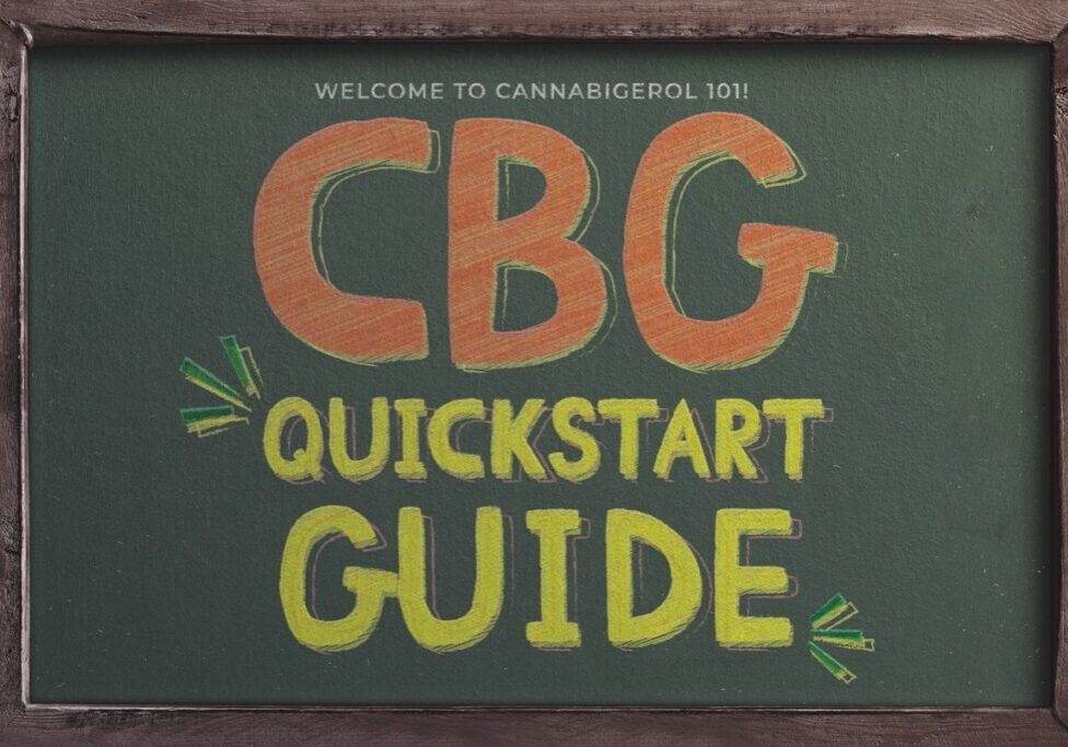 What is Cannabigerol? | CBG Quickstart Guide